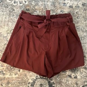 Athleta Women's Athletic Shorts in Burgundy